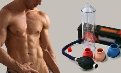 Pompe pour augmenter la taille du pénis masculin